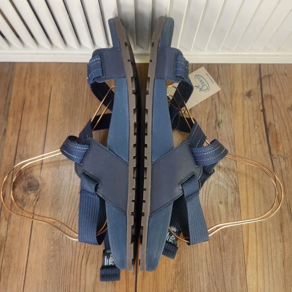 Chaco Lowdown Slides Men's 14 Navy Adjustable Outdoors Beach Lakeshore Sandals